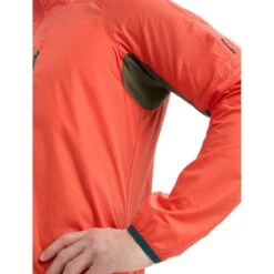 Icebreaker Shell+™ Cotton Windbreaker Heren - Vibrant Earth/Loden -Icebreaker icebreaker mens shell plus cotton windbreaker vibrant earth loden 8 1555170