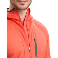 Icebreaker Shell+™ Cotton Windbreaker Heren - Vibrant Earth/Loden -Icebreaker icebreaker mens shell plus cotton windbreaker vibrant earth loden 9 1555171