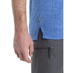 Icebreaker Sphere II T-Shirt Heren - Lazurite HTHR -Icebreaker icebreaker mens sphere ii short sleeve tee lazurite hthr model 6 1498991