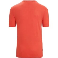 Icebreaker Tech Lite II Camping Grounds T-Shirt Heren - Vibrant Earth -Icebreaker icebreaker mens tech lite ii camping grounds short sleeve tee vibrant earth 2 1382808