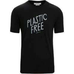 Icebreaker Tech Lite II IB Natural T-Shirt Heren - Zwart -Icebreaker icebreaker mens tech lite ii ib natural short sleeve tee black 1 1382920