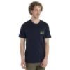 Icebreaker Tech Lite II Mountain Layers T-Shirt Heren - Midnight Navy -Icebreaker icebreaker mens tech lite ii mountain layers short sleeve tee midnight navy model 1 1499159