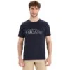 Icebreaker Tech Lite II Nature Sprint T-Shirt Heren - Midnight Navy -Icebreaker icebreaker mens tech lite ii nature sprint short sleeve tee midnight navy 1 1458803