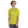 Icebreaker Tech Lite II Skiing Yeti T-Shirt Heren - Bio Lime -Icebreaker icebreaker mens tech lite ii skiing yeti t shirt bio lime model 1 1499259