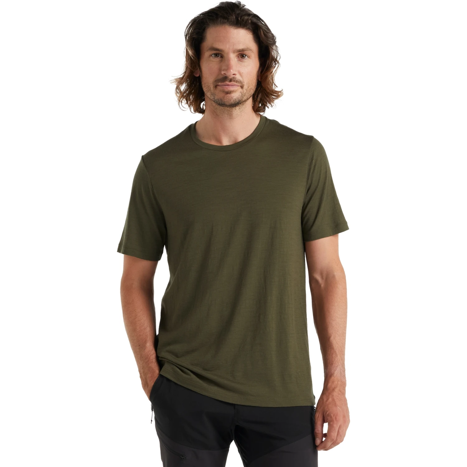 Icebreaker Tech Lite II T-Shirt Heren - Loden 3 Icebreaker Tech Lite II T-Shirt Heren - Loden