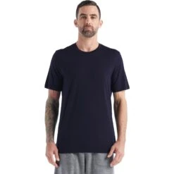 Icebreaker Tech Lite II T-Shirt Heren - Midnight Navy