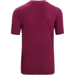 Icebreaker ZoneKnit™ GEODETIC T-Shirt Heren - Geo Blue/Go Berry/AOP -Icebreaker icebreaker mens zoneknit geodetic short sleeve tee geo blue go berry aop 2 1383458