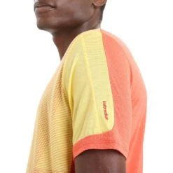 Icebreaker ZoneKnit™ GEODETIC T-Shirt Heren - Summer/Vibrant Earth/AOP -Icebreaker icebreaker mens zoneknit geodetic short sleeve tee summer vibrant earth aop 6 1383469