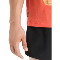Icebreaker ZoneKnit™ GEODETIC Tanktop Heren - Summer/Vibrant Earth/AOP -Icebreaker icebreaker mens zoneknit geodetic tank summer vibrant earth aop 8 1383529
