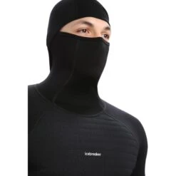 Icebreaker ZoneKnit™ Insulated Hoodie Heren - Zwart 13 Icebreaker ZoneKnit™ Insulated Hoodie Heren - Zwart -Icebreaker icebreaker mens zoneknit insulated long sleeve hoodie black 5 1265020