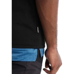 Icebreaker ZoneKnit™ Insulated Vest Heren - Zwart -Icebreaker icebreaker mens zoneknit insulated vest black 7 1265241