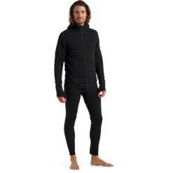 Icebreaker ZoneKnit™ Insulated Jas Met Capuchon Heren - Zwart 22 Icebreaker ZoneKnit™ Insulated Jas Met Capuchon Heren - Zwart -Icebreaker icebreaker mens zoneknit insulated zip hoodie black 10 1040637