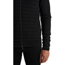 Icebreaker ZoneKnit™ Insulated Jas Met Capuchon Heren - Zwart 19 Icebreaker ZoneKnit™ Insulated Jas Met Capuchon Heren - Zwart -Icebreaker icebreaker mens zoneknit insulated zip hoodie black 7 1040634