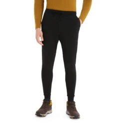 Icebreaker ZoneKnit™ Joggingbroek Heren - Zwart -Icebreaker icebreaker mens zoneknit jogger black 2 1264874