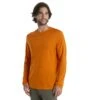 Icebreaker ZoneKnit™ Shirt Met Lange Mouwen Heren - Earth -Icebreaker icebreaker mens zoneknit long sleeve tee earth 1 1536287
