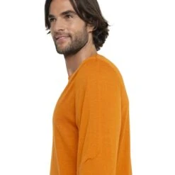 Icebreaker ZoneKnit™ Shirt Met Lange Mouwen Heren - Earth -Icebreaker icebreaker mens zoneknit long sleeve tee earth 4 1536290