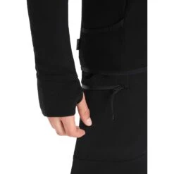 Icebreaker ZoneKnit™ Jas Met Capuchon Heren - Zwart -Icebreaker icebreaker mens zoneknit long sleeve zip hoodie jacket black 8 1264965