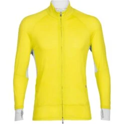 Icebreaker ZoneKnit™ Jas Heren - Shine/Ether -Icebreaker icebreaker mens zoneknit long sleeve zip jacket shine ether 1 1265390