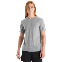 Icebreaker ZoneKnit™ T-Shirt Heren - Metro Hthr