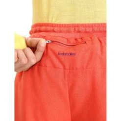 Icebreaker ZoneKnit™ Short Heren - Vibrant Earth/Go Berry -Icebreaker icebreaker mens zoneknit shorts vibrant earth go berry 6 1458884