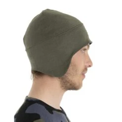 Icebreaker Quantum Beanie - Loden -Icebreaker icebreaker quantum beanie loden model 2 1498838