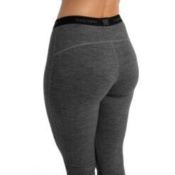 Icebreaker 200 Oasis Tight Dames - Gritstone Hthr -Icebreaker icebreaker womens 200 oasis leggings gritstone hthr 6 1271676