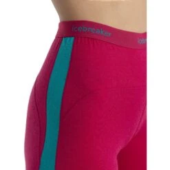 Icebreaker 200 Sonebula Onderbroek Dames - Electron Pink/Flux Green -Icebreaker icebreaker womens 200 sonebula leggings electron pink flux green 5 1535647