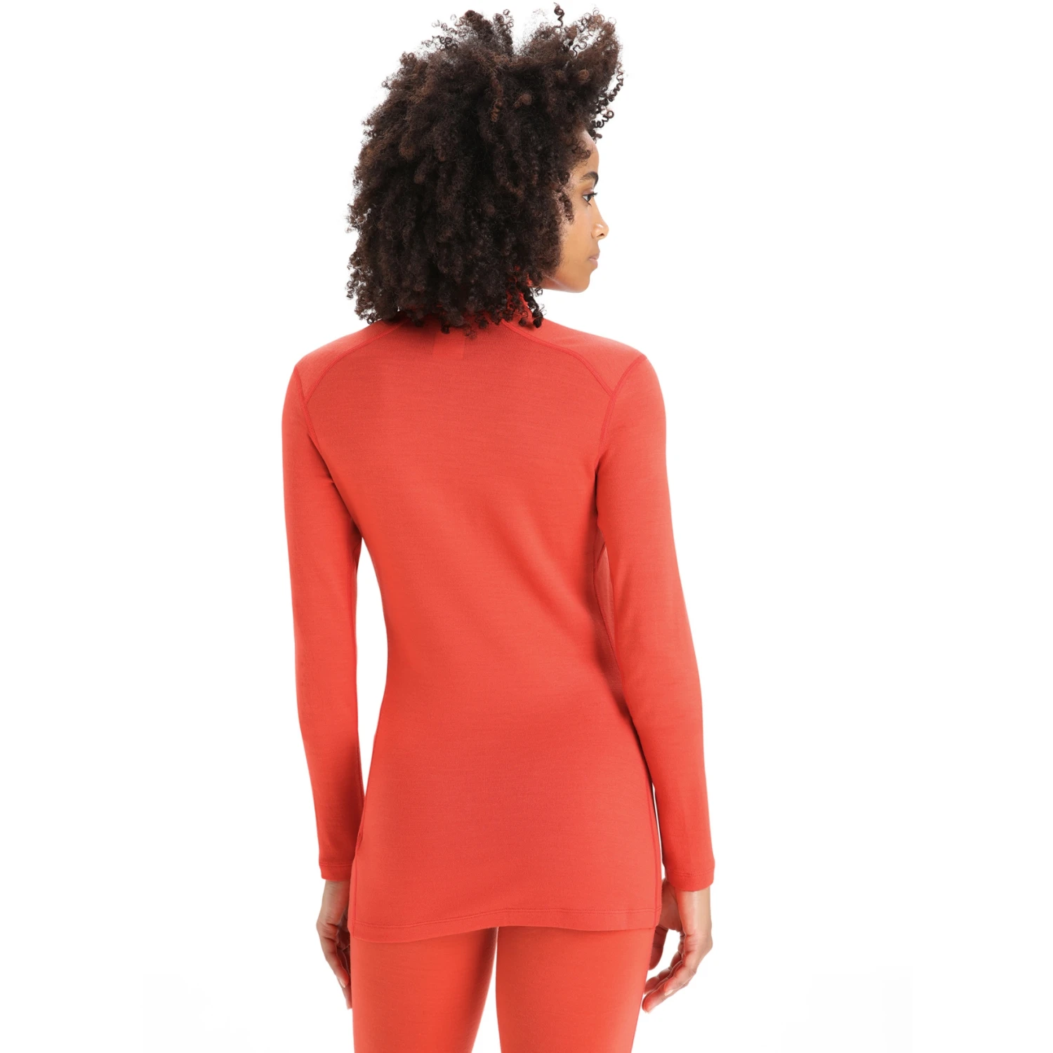 Icebreaker 260 Tech Half Zip Shirt Met Lange Mouwen Dames - Vibrant Earth 4 Icebreaker 260 Tech Half Zip Shirt Met Lange Mouwen Dames - Vibrant Earth - Afbeelding 2