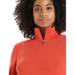 Icebreaker 260 Tech Half Zip Shirt Met Lange Mouwen Dames - Vibrant Earth 14 Icebreaker 260 Tech Half Zip Shirt Met Lange Mouwen Dames - Vibrant Earth -Icebreaker icebreaker womens 260 tech half zip long sleeve shirt vibrant earth 6 1382572