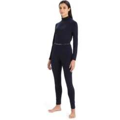 Icebreaker 260 Tech High Rise Onderbroek Dames - Midnight Navy -Icebreaker icebreaker womens 260 tech high rise leggings midnight navy 6 1272212