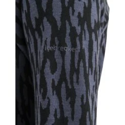 Icebreaker 260 Vertex Half Zip Glacial Flow Shirt Met Lange Mouwen Dames - Graphite/Zwart/Jet HTHR -Icebreaker icebreaker womens 260 vertex half zip glacial flow long sleeve graphite black jet hthr 3 1555400