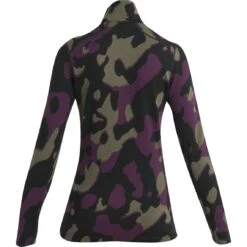 Icebreaker 260 Vertex Half Zip Natural Shades Shirt Met Lange Mouwen Dames - Zwart/Loden/Nightshade/Jet HTHR -Icebreaker icebreaker womens 260 vertex half zip natural shades long sleeve black loden nightshade jet hthr 2 1488951