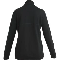 Icebreaker 560 Realfleece™ Elemental II Fleece Jas Dames - Zwart -Icebreaker icebreaker womens 560 realfleece elemental ii long sleeve zip black 2 1488954