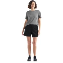 Icebreaker Berlin Short Dames - Zwart -Icebreaker icebreaker womens berlin shorts black 4 1146904