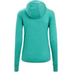Icebreaker Cool-Lite™ Hoodie Dames - Fresh -Icebreaker icebreaker womens cool lite long sleeve hoodie fresh 2 1381071