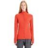 Icebreaker Descender Fleece Jas Dames - Vibrant Earth