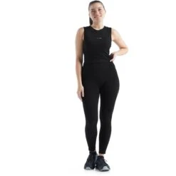 Icebreaker Fastray High Rise Tight Dames - Zwart 14 Icebreaker Fastray High Rise Tight Dames - Zwart -Icebreaker icebreaker womens fastray high rise tights black 4 1147182