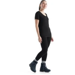 Icebreaker Fastray High Rise Tight Dames - Zwart 15 Icebreaker Fastray High Rise Tight Dames - Zwart -Icebreaker icebreaker womens fastray high rise tights black 5 1147183