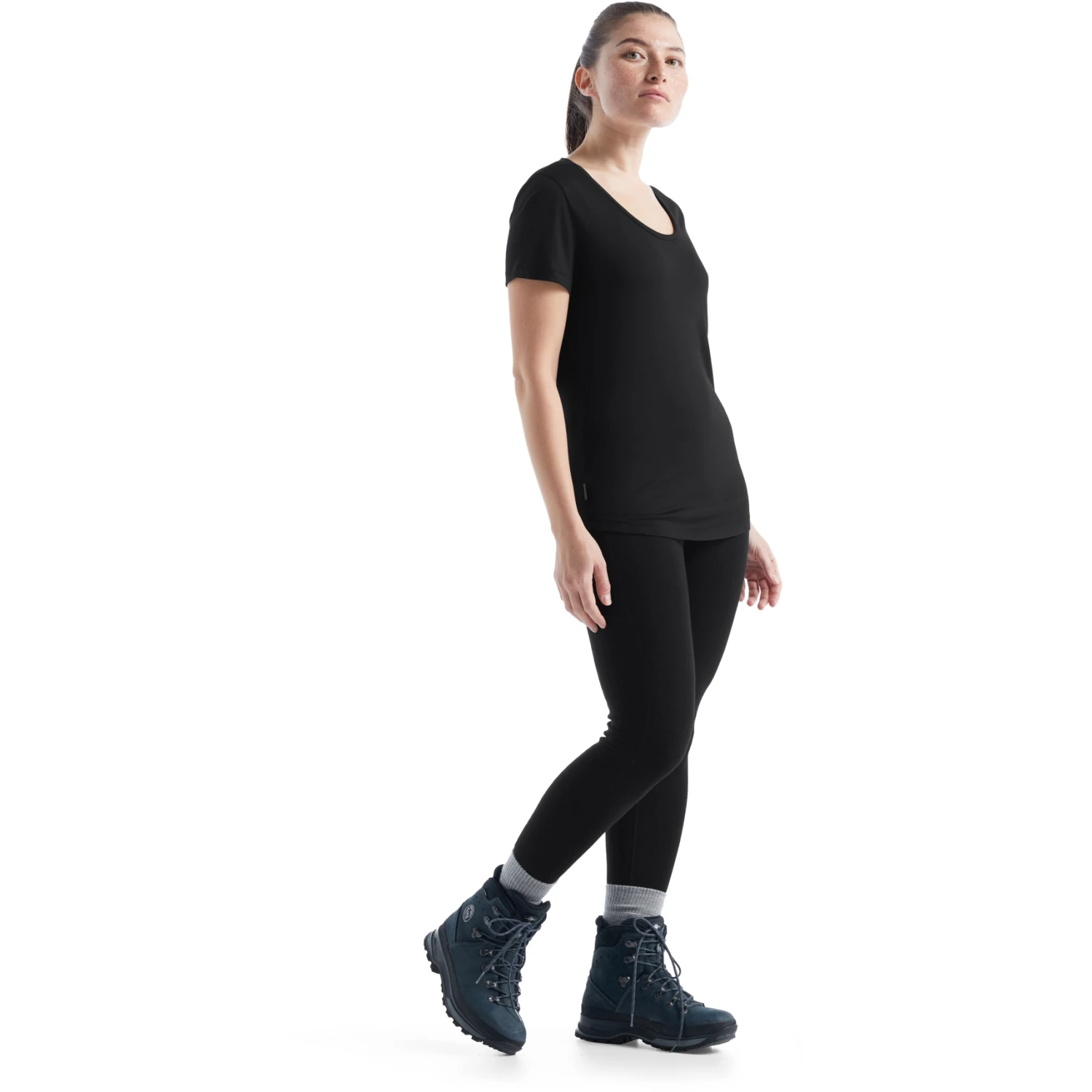 Icebreaker Fastray High Rise Tight Dames - Zwart 7 Icebreaker Fastray High Rise Tight Dames - Zwart - Afbeelding 5