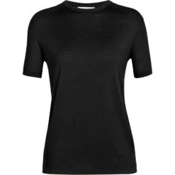 Icebreaker Granary T-Shirt Dames - Zwart -Icebreaker icebreaker womens granary short sleeve tee black 1 1147363
