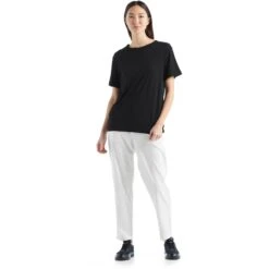 Icebreaker Granary T-Shirt Dames - Zwart -Icebreaker icebreaker womens granary short sleeve tee black 4 1147367