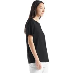 Icebreaker Granary T-Shirt Dames - Zwart -Icebreaker icebreaker womens granary short sleeve tee black 5 1147368