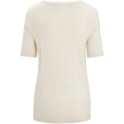 Icebreaker Granary T-Shirt Dames - Chalk -Icebreaker icebreaker womens granary short sleeve tee chalk 2 1381258
