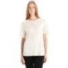 Icebreaker Granary T-Shirt Dames - Chalk