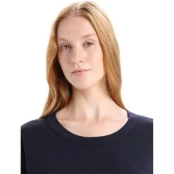 Icebreaker Granary Jurk Dames - Midnight Navy -Icebreaker icebreaker womens granary tee dress midnight navy 6 1381255