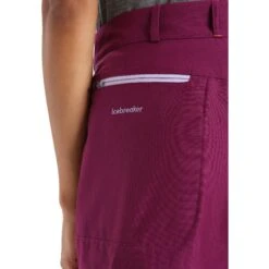 Icebreaker Hike Short Dames - Go Berry -Icebreaker icebreaker womens hike shorts go berry 8 1384200