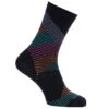 Icebreaker Lifestyle Fine Gauge Crew Dashes Sokken Dames - Midnight Navy/Kyanite -Icebreaker icebreaker womens lifestyle fine gauge crew dashes socks midnight navy kyanite 1558477