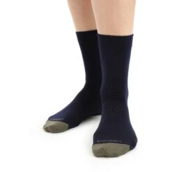 Icebreaker Lifestyle Fine Gauge Crew Sokken Dames - Midnight Navy/Loden 9 Icebreaker Lifestyle Fine Gauge Crew Sokken Dames - Midnight Navy/Loden -Icebreaker icebreaker womens lifestyle fine gauge crew socks midnight navy loden 4 1381418