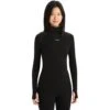 Icebreaker MerinoFine™ Colshirt Dames - Zwart -Icebreaker icebreaker womens merinofine long sleeve roll neck black 2 1270083
