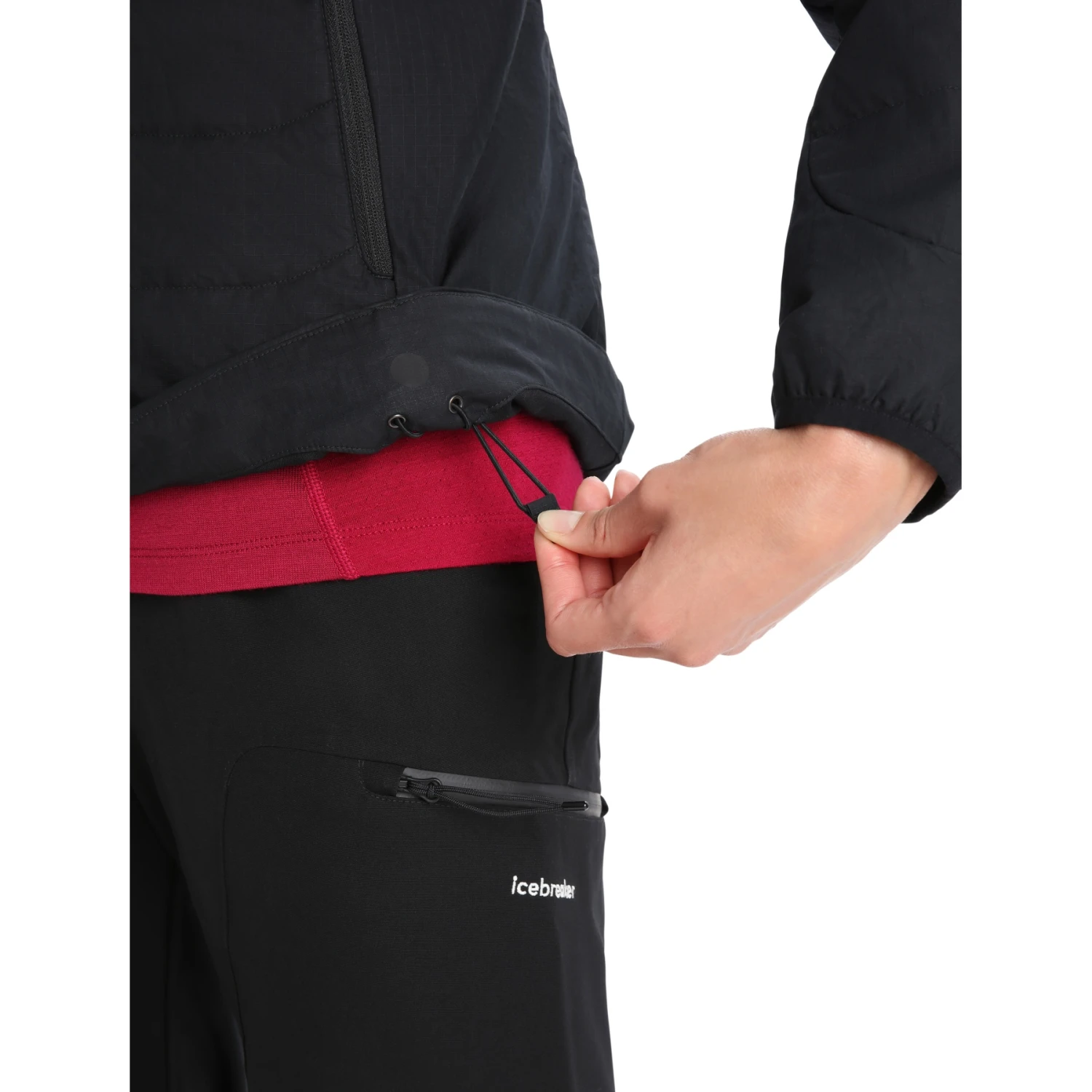 Icebreaker MerinoLoft™ Jas Dames - Zwart 9 Icebreaker MerinoLoft™ Jas Dames - Zwart - Afbeelding 7